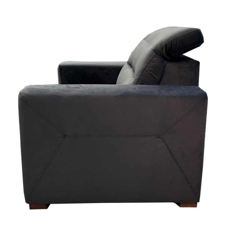 Excellence Dark Grey Armchair Modern Comfort | J&B Furniture
