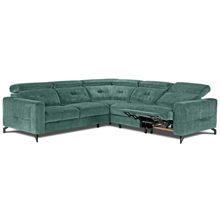 Alison Corner Sofa Bed with Electric Recliner  J&B Furniture