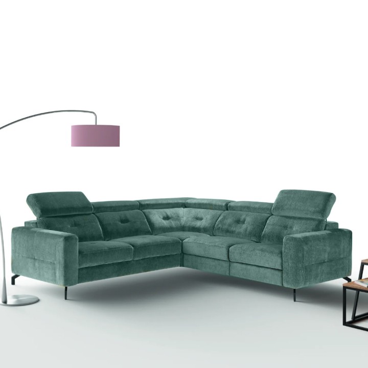 Alison Corner Sofa Bed with Electric Recliner  J&B Furniture