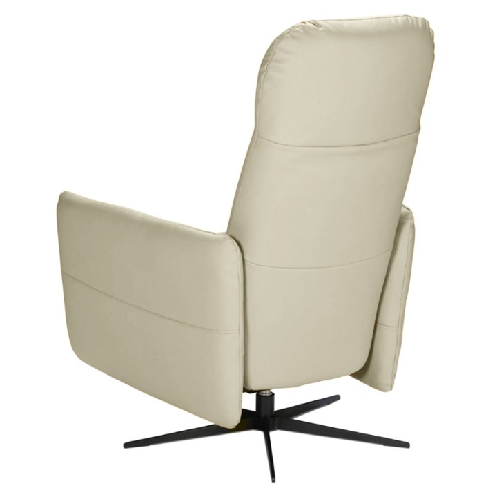 Swivel Recliner Armchair in Italian Leather| J&B Furniture