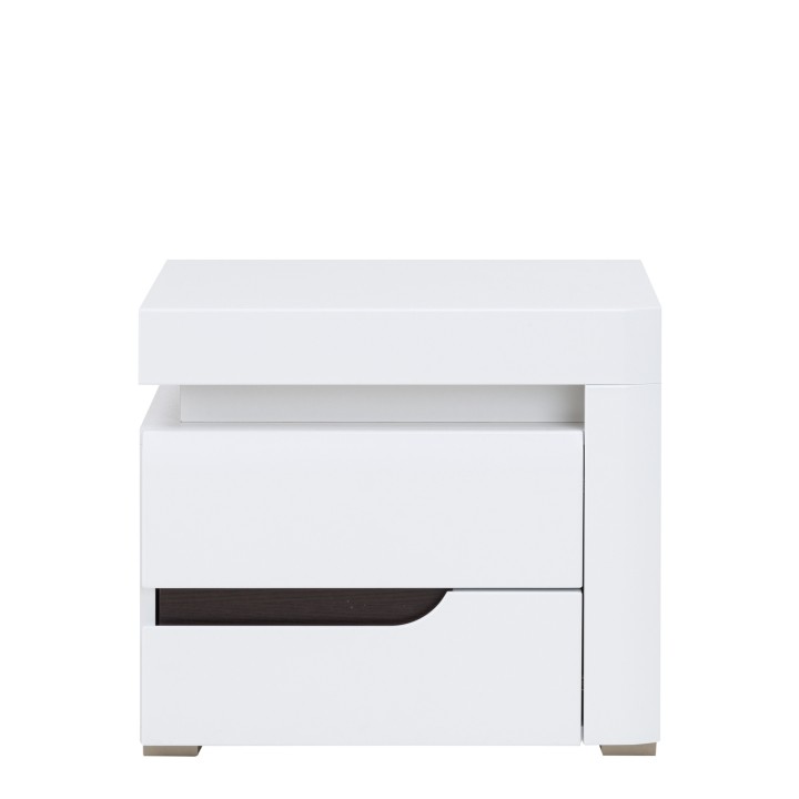 IRMA  White Bedside Table | J&B Furniture Ireland