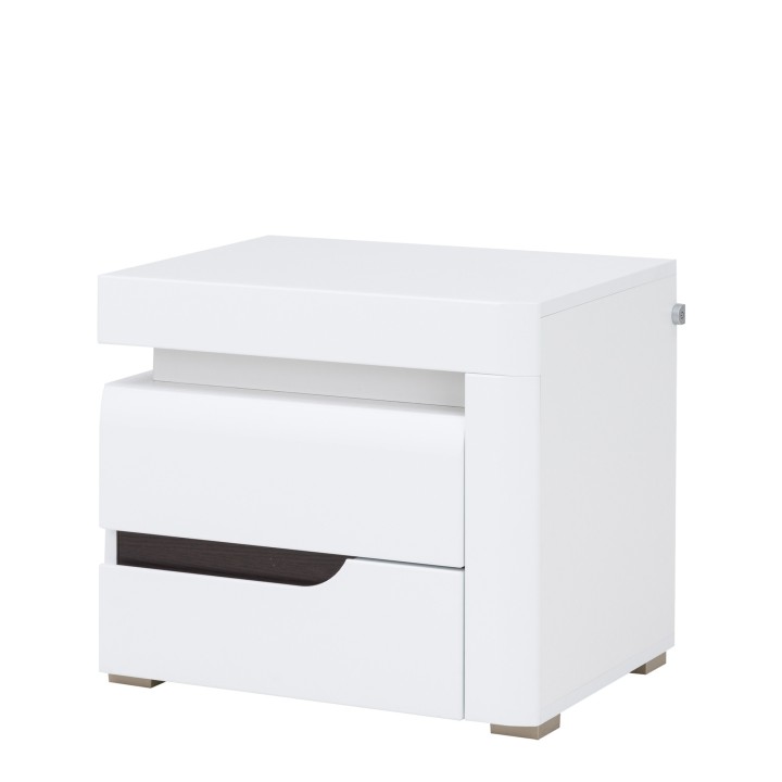 IRMA  White Bedside Table | J&B Furniture Ireland
