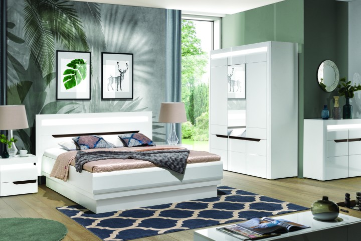 IRMA  White Bedside Table | J&B Furniture Ireland