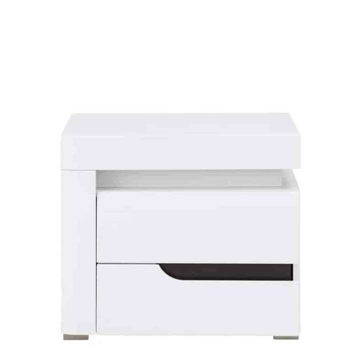IRMA  White Bedside Table | J&B Furniture Ireland