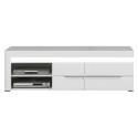 IRMA 02 TV Cabinet – modern white gloss LED TV cabinet from the Platanias collection, J&B Furniture