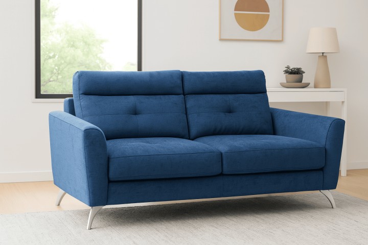 Loft Bespoke 2 Seater Sofa Bed in Royal blue| J&B Furniture