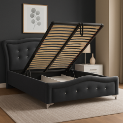 Ottoman bed in Grey