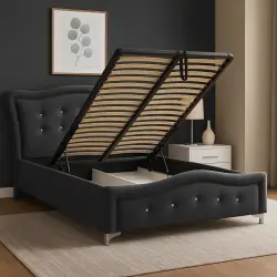 Ottoman bed in Grey