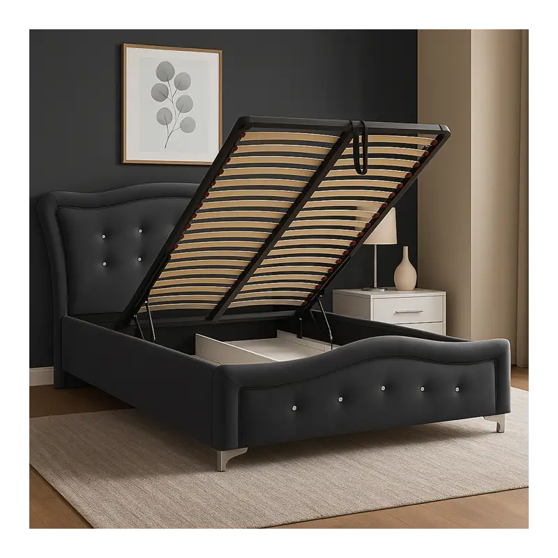Ottoman bed in Grey