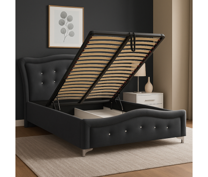 Ottoman bed in Grey