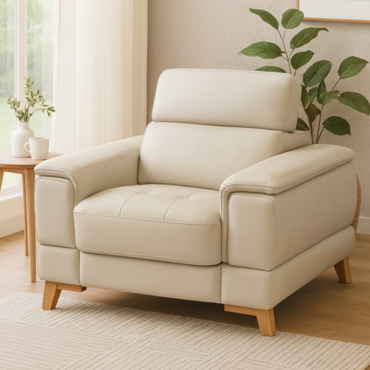 Pesaro Electric Recliner – Italian Leather Luxury | J&B Furniture