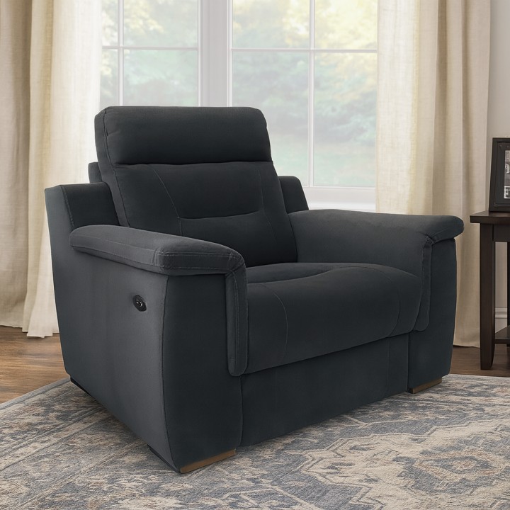 Motion Bespoke Recliner Armchair - Dark Grey | J&B Furniture