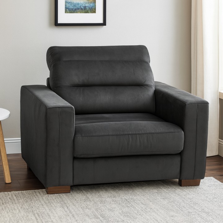 Excellence Dark Grey Armchair Modern Comfort | J&B Furniture
