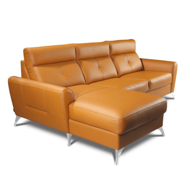 Loft Corner Sofa Bed Italian Leather| J&B Furniture
