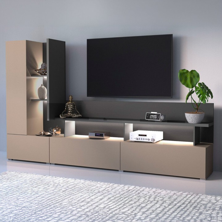 Serio Wall Unit cashmere | J&B Furniture Ireland