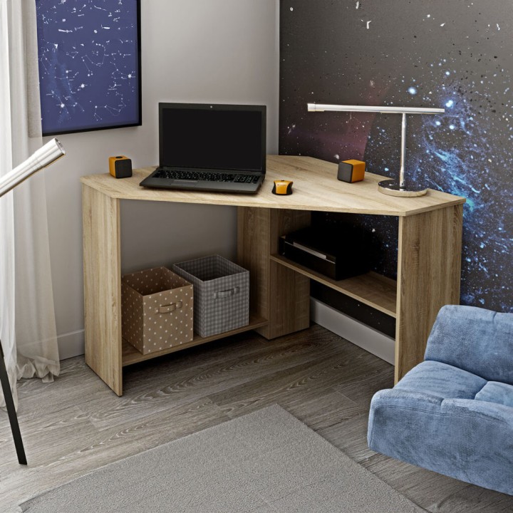 Rino- Home Office Corner desk black | J&B Furniture