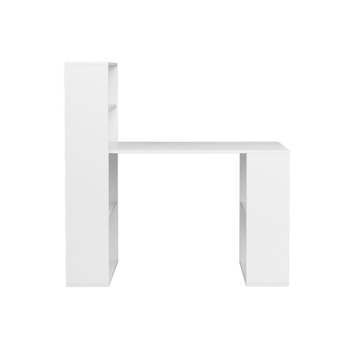 Whitby- Desk with shelves White | J&B Furniture