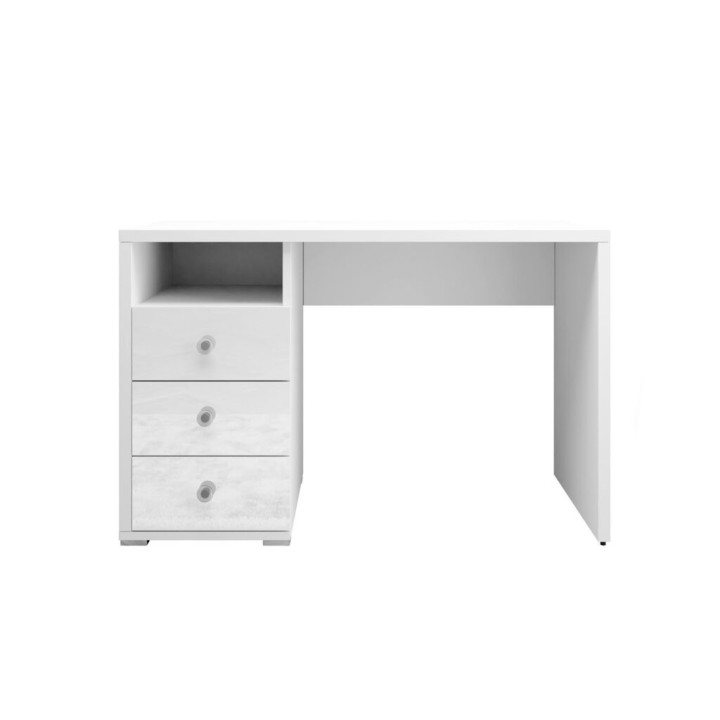 Iris- Computer Desk with 3 drawers White | J&B Furniture