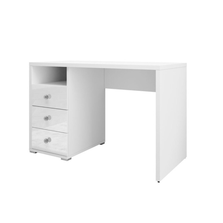 Iris- Computer Desk with 3 drawers White | J&B Furniture