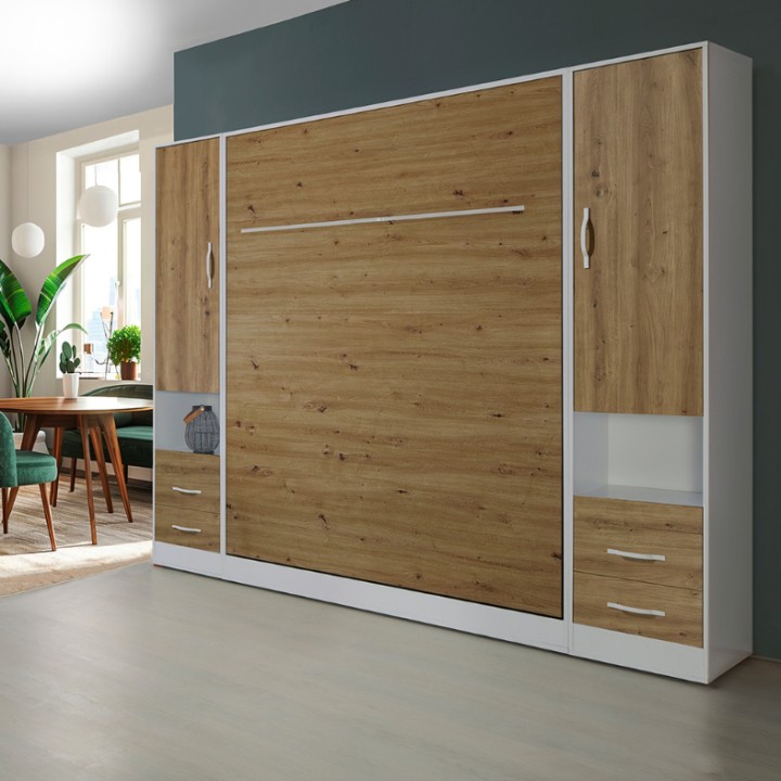 Perfect – Vertical Wall Bed Oak 160cm | J&B Furniture