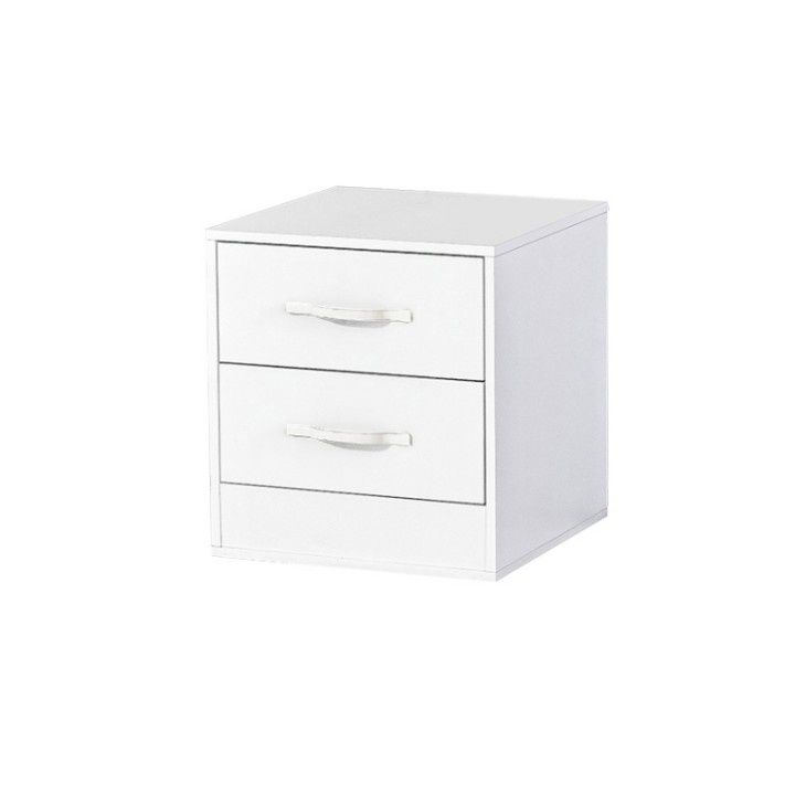 Perfect Bedside Table with Drawers white | J&B Furniture