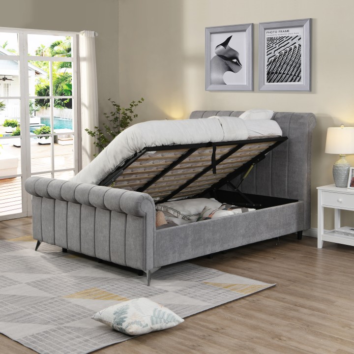 Carlow Ottoman Bed Frame 4Ft6 | J&B Furniture Ireland