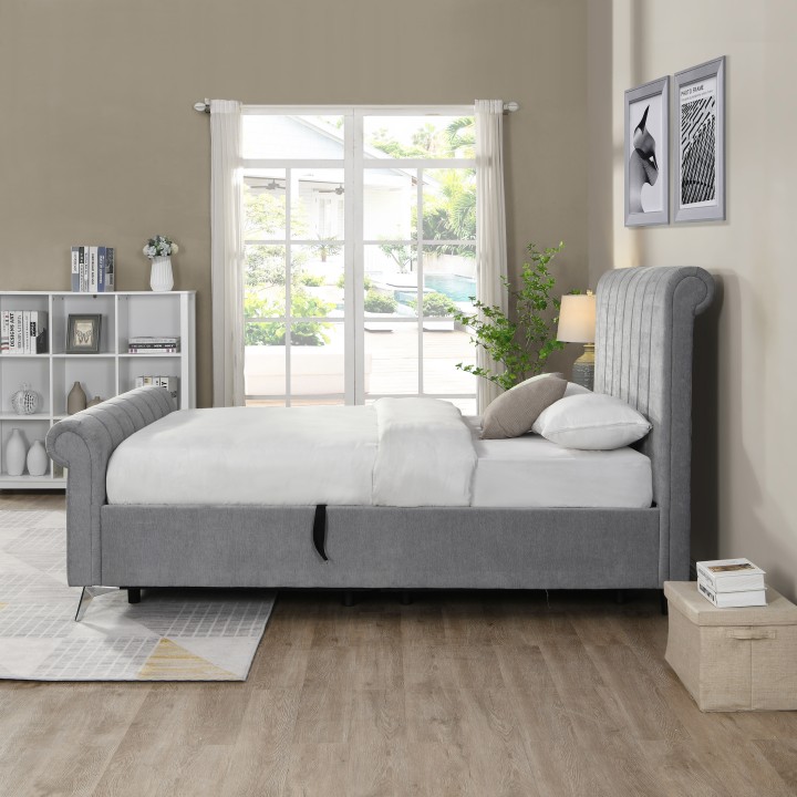 Carlow Ottoman Bed Frame 4Ft6 | J&B Furniture Ireland