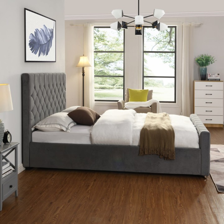 Bed frame 5ft | Elegant and Modern | J&B Furniture Ireland
