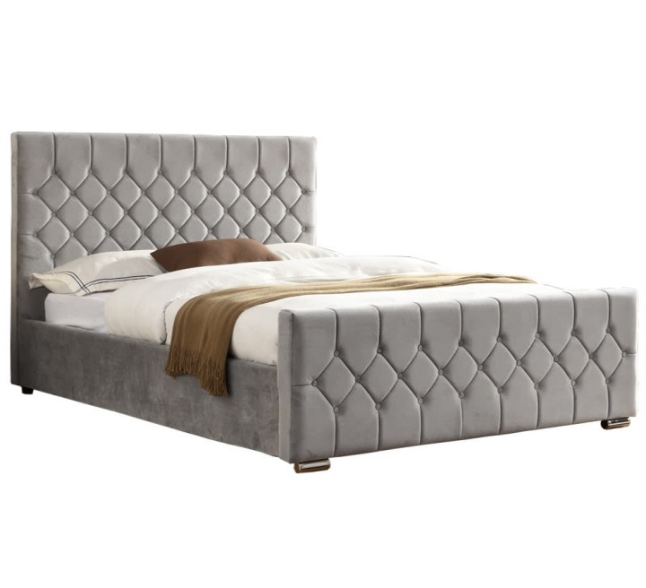 Galway Bed Frame  5ft Silver | J&B Furniture Ireland