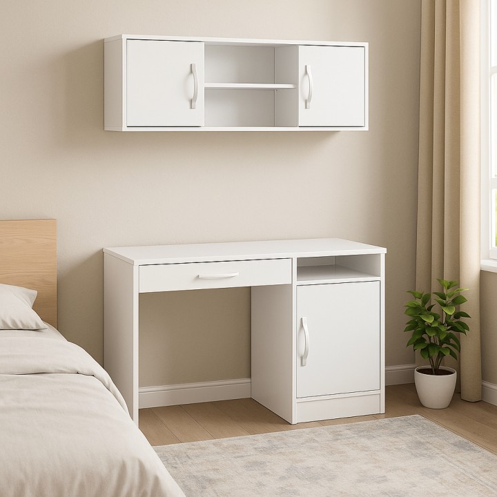 Perfect Wall Shelf White- Functional Storage | J&B Furniture