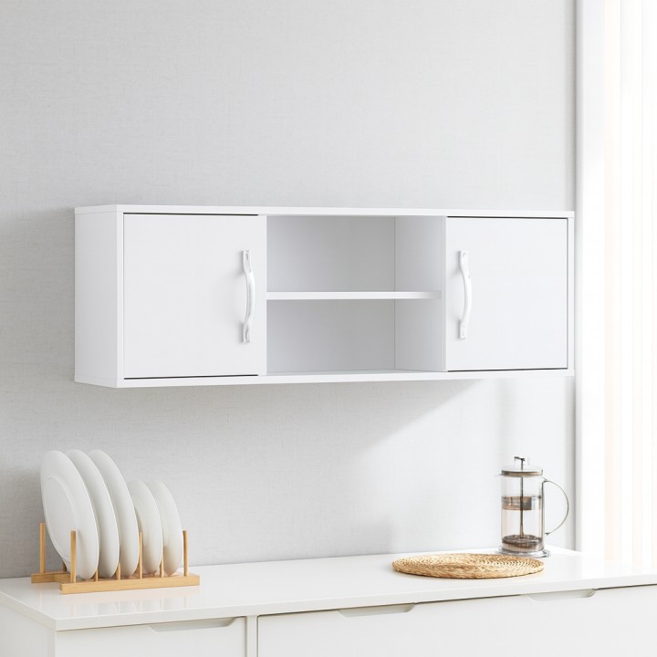 Perfect Wall Shelf White- Functional Storage | J&B Furniture