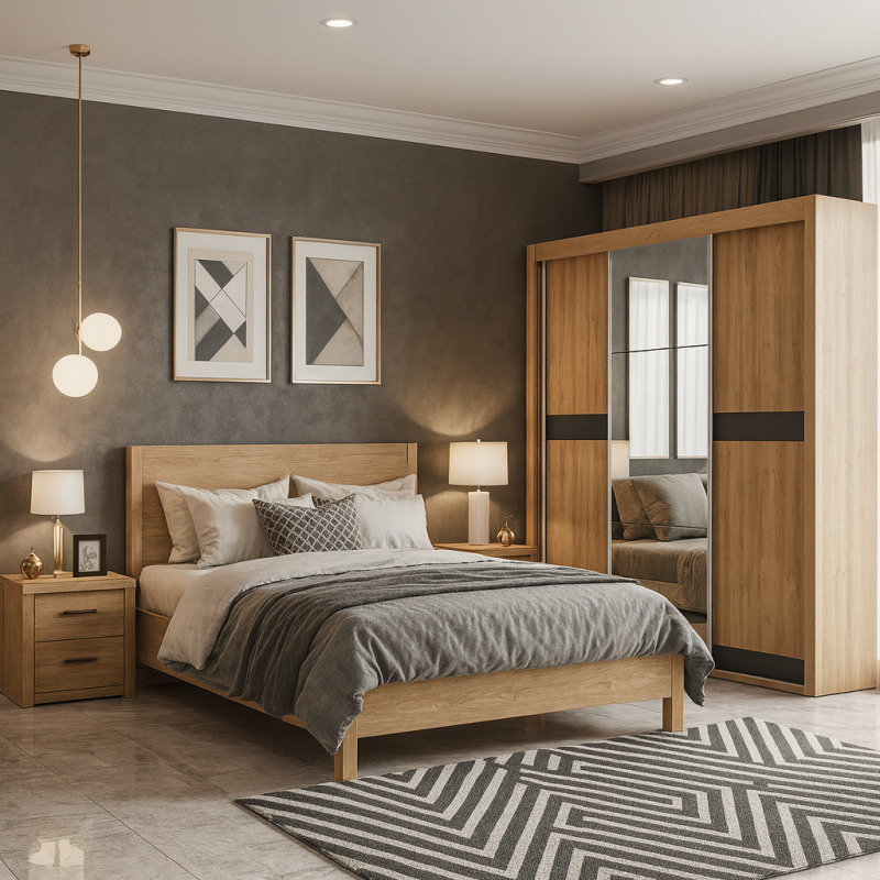 Sliding Wardrobe with Mirror