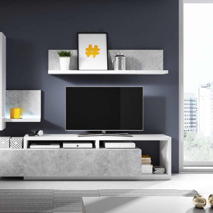 Bora Modern Wall Shelf 150cm - J&B Furniture