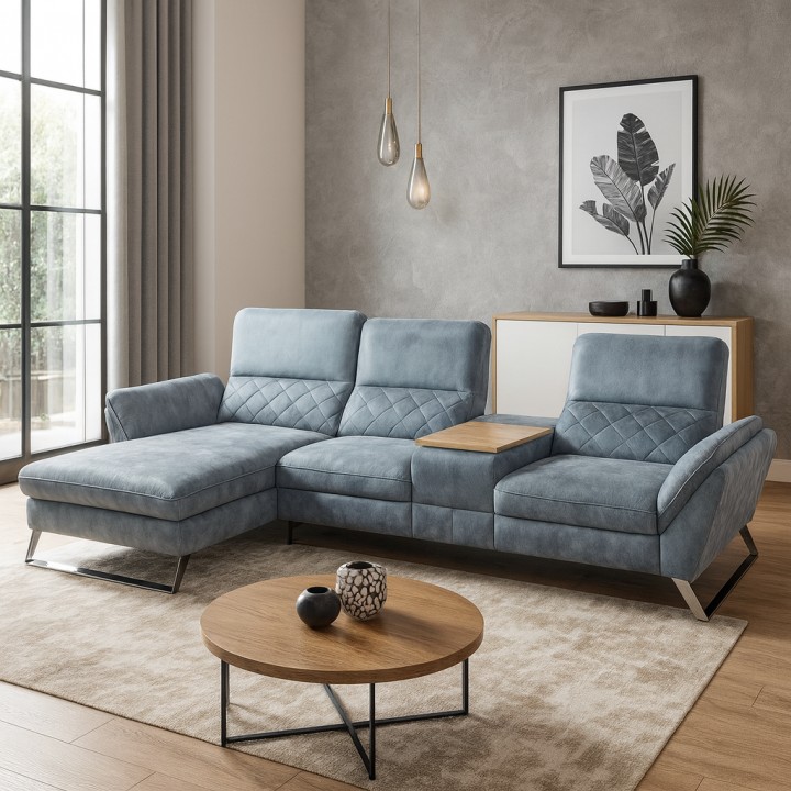 Lorenzo Bespoke Corner Sofa With Storage and Recliner