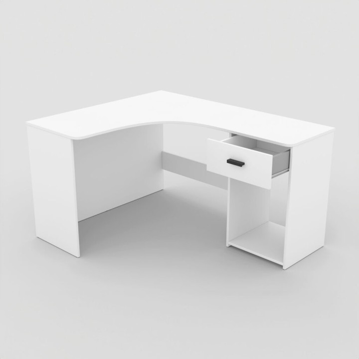 Corner Desk Ireland White | J&B Furniture