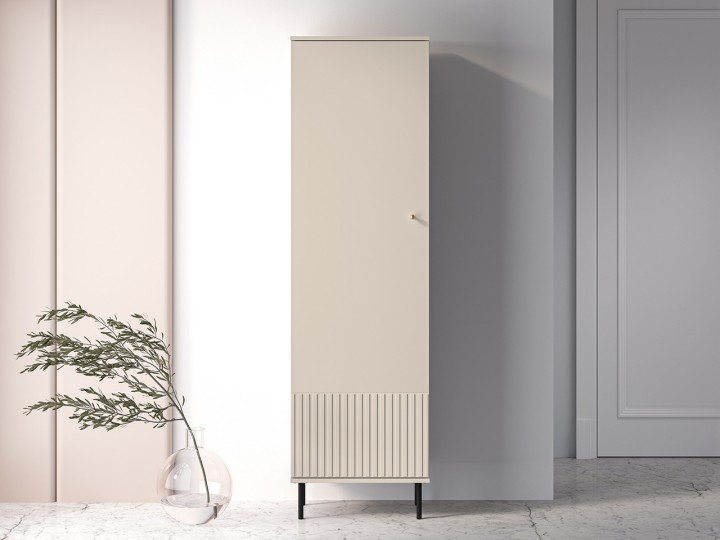Tall Locker Cabinet in Cashmere – Sophie | J&B Furniture