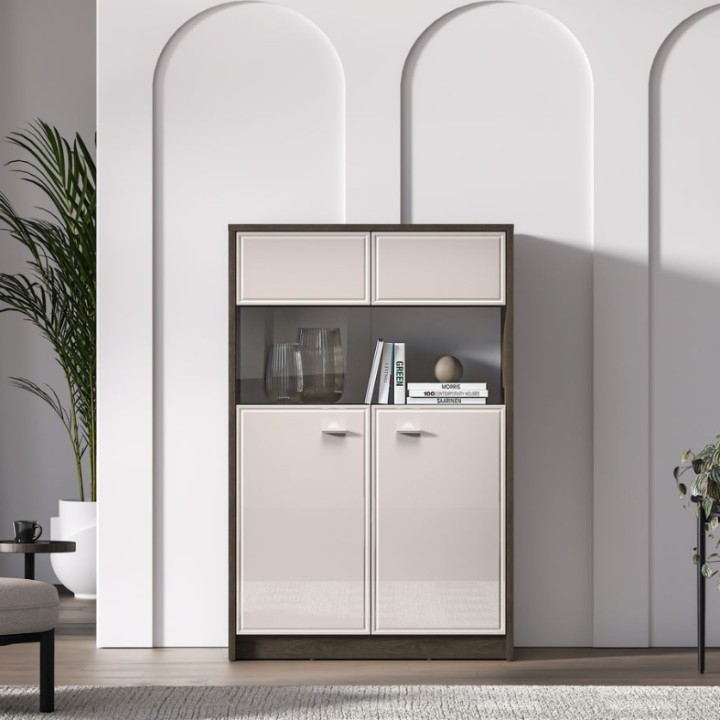 Avante Display Cabinet –  Modern Glass Unit | J&B Furniture