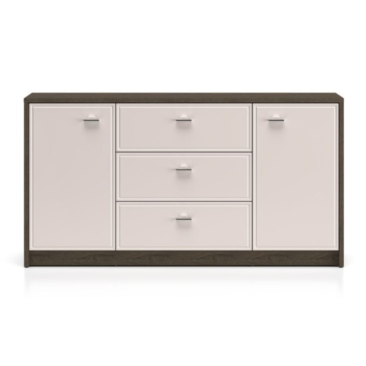 Sideboard in Oak and Cashmere –  2 Doors 3 Drawers J&B Furniture