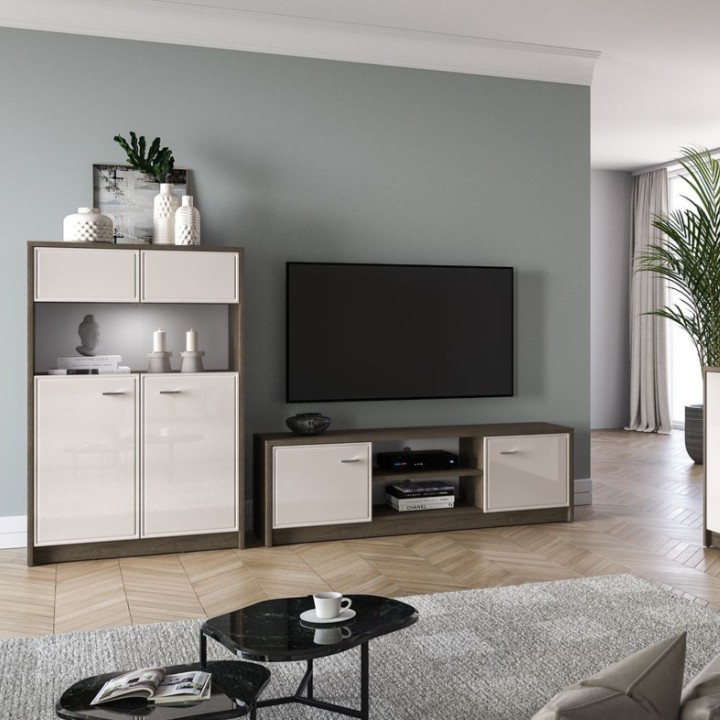 Avante Display Cabinet –  Modern Glass Unit | J&B Furniture