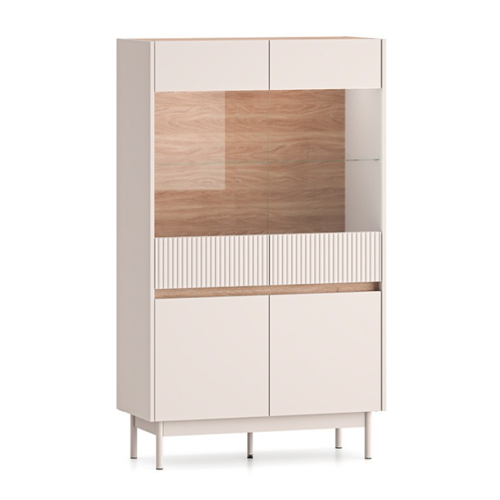 Display Cabinet in Oak and Cashmere – Dunea| J&B
