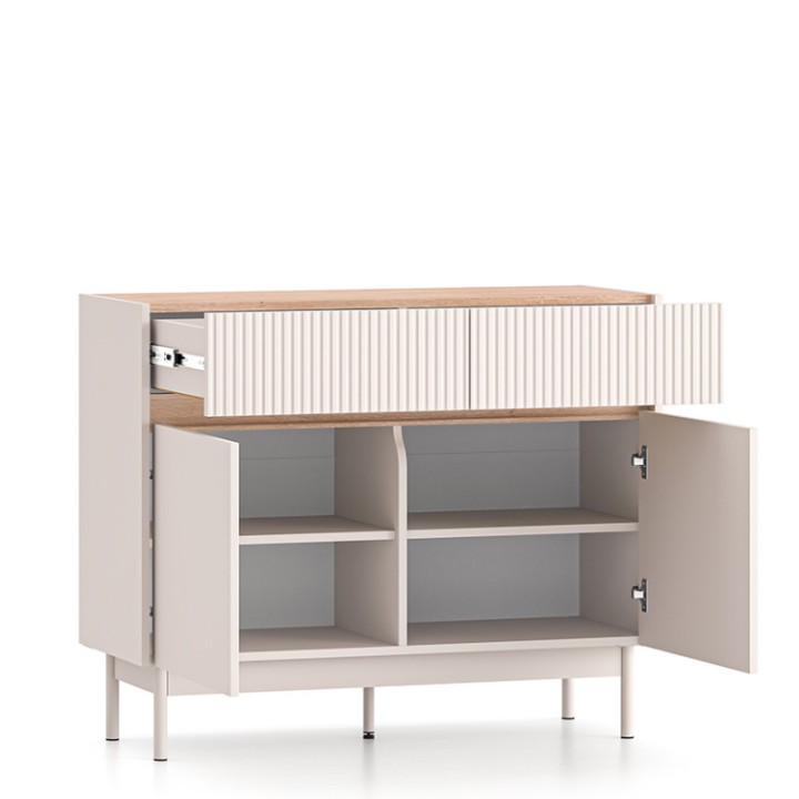 Dunea Sideboard – Cashmere, 2 Doors 2 Drawers  J&B Furniture