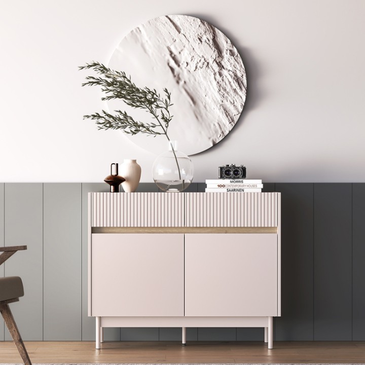 Dunea Sideboard – Cashmere, 2 Doors 2 Drawers  J&B Furniture