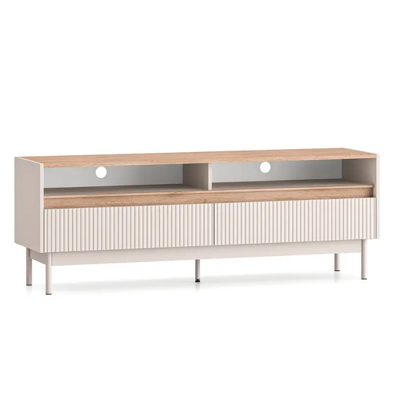 Dunea TV Unit – Modern Cashmere and Oak