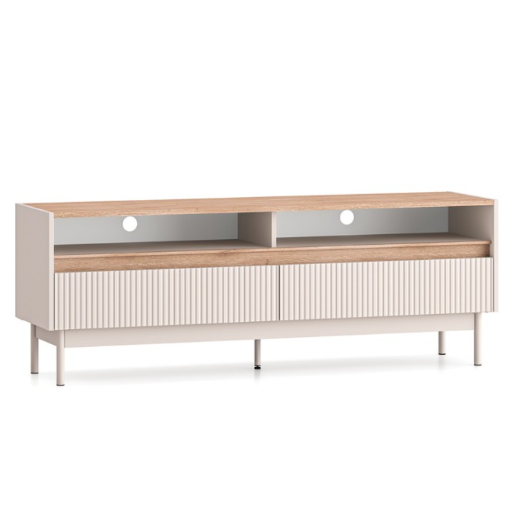 Dunea TV Unit – Modern Cashmere and Oak