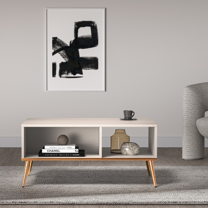 Modern Coffee Table in Cashmere – Selgin | J&B Furniture