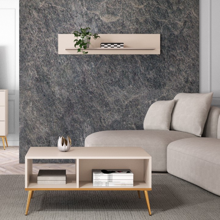 Modern Coffee Table in Cashmere – Selgin | J&B Furniture