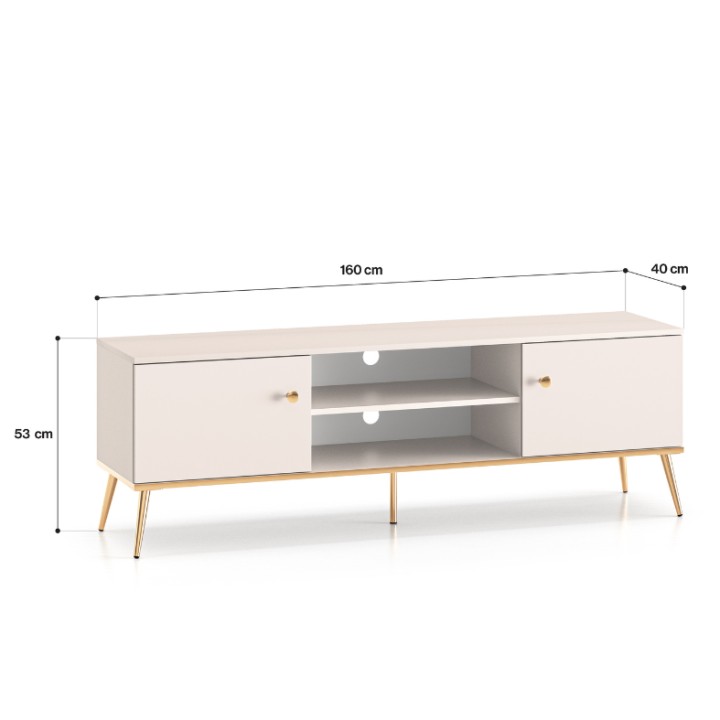 Selgin Modern TV Unit in Cashmere