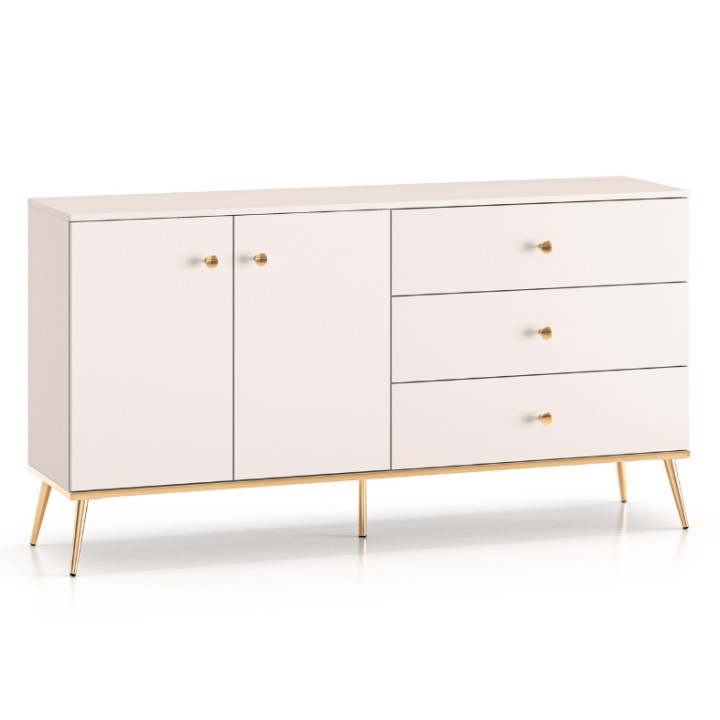 Selgin Sideboard 2 Doors 3 Drawers in Cashmere