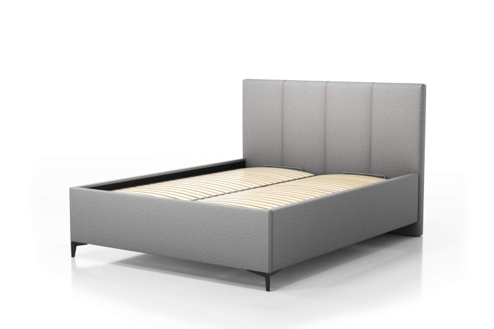 Grey Ottoman Bed with Storage – Stylish & Customizable