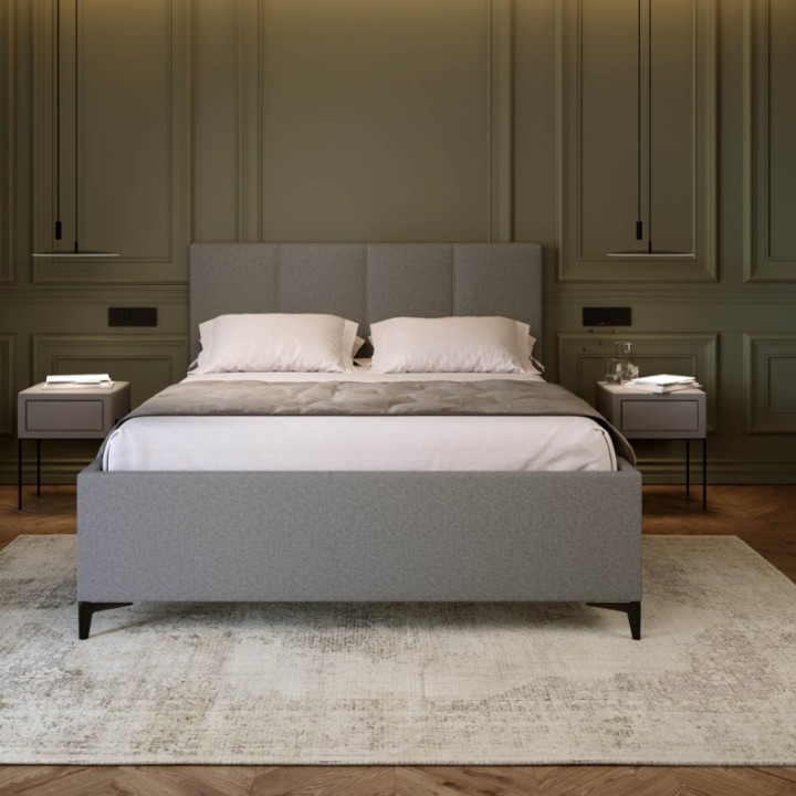 Grey Ottoman Bed with Storage – Stylish & Customizable
